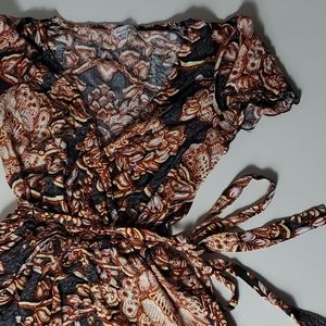 Boho High-low Romper